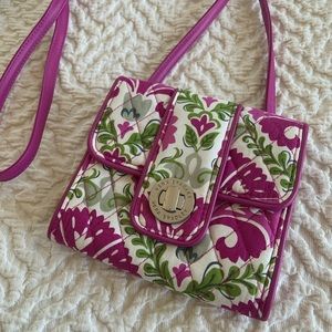 Vera Bradley crossbody bag gift card holder